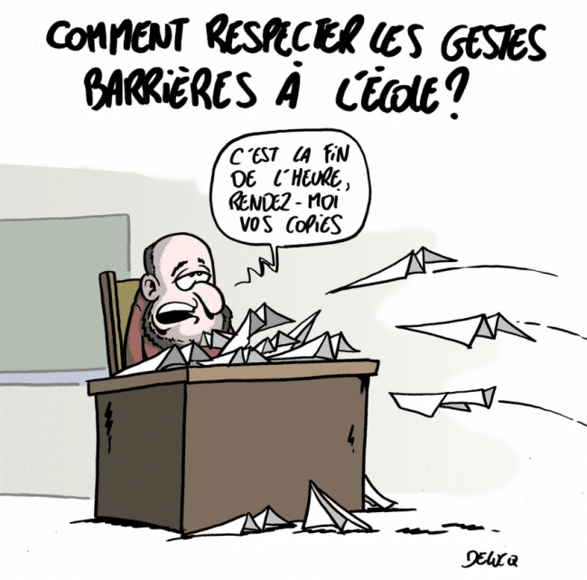 Comment respecter les gestes barrières à l'école ? Accepter les consignes.