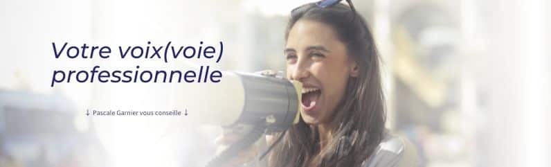 Découvrez votre voix professionnelle grâce à l'aide de votre coach Pascale Garnier.
